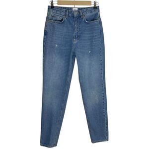 BDG Jeans Womens 27 Mom High Rise Medium Wash Distressed Denim Urban Outfitters